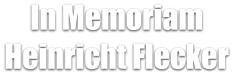In Memoriam Heinricht Flecker