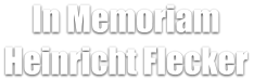 In Memoriam Heinricht Flecker